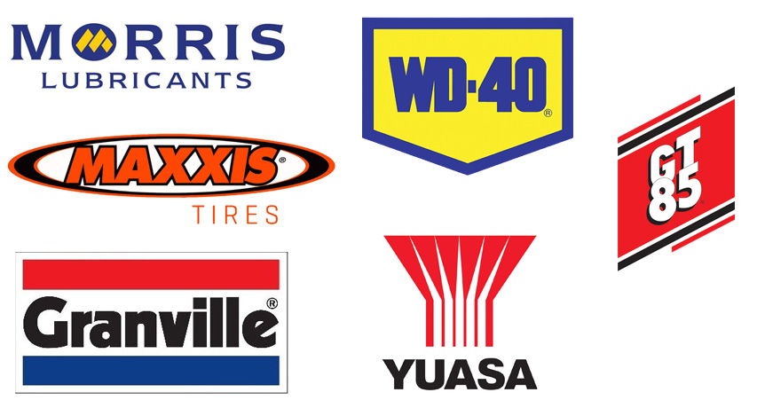 Granville. Yuasa, WD40, Maxxis 